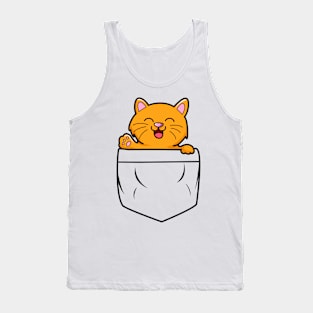 Cute Cat One Tank Top